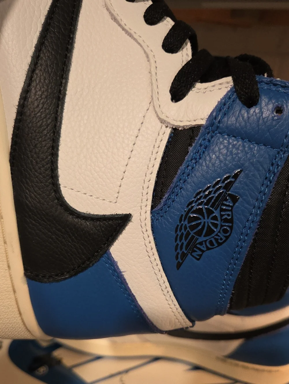 Nike Air Jordan 1 High Fragment Travis Scottt Sz US 10 Excellet Condition
